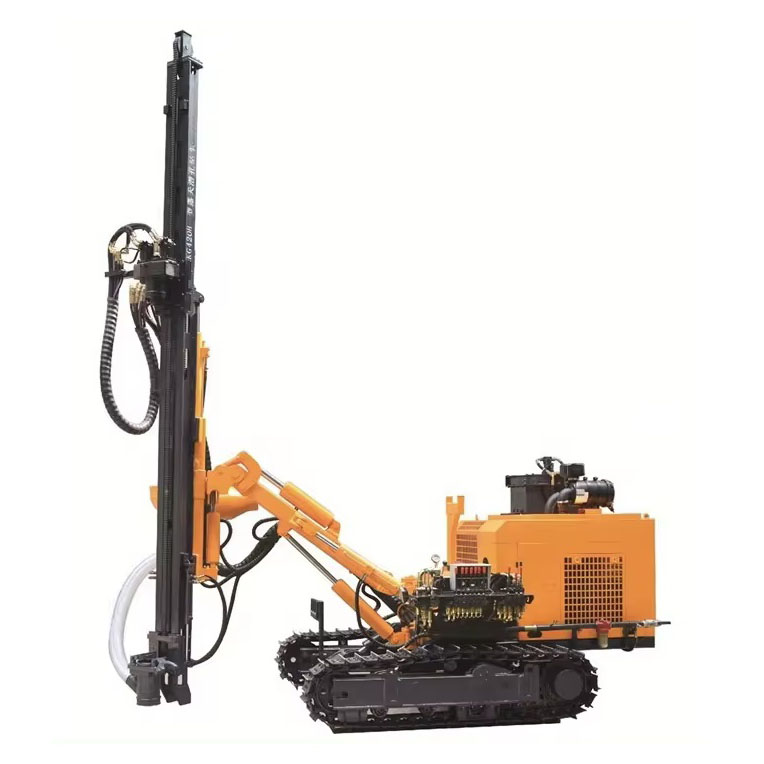 rock surface pneumatic dth blast hole machine KG420B