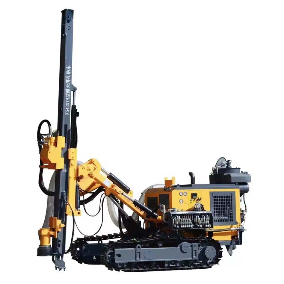 Hydraulic Cylinder Drilling Rig Crawler Bore Hole Mining KG420T