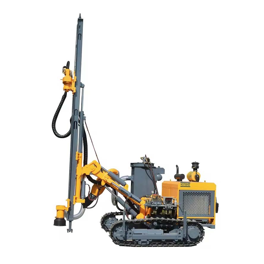 Crawler deep Borehole Drilling Machine with Diesel engine KG726III