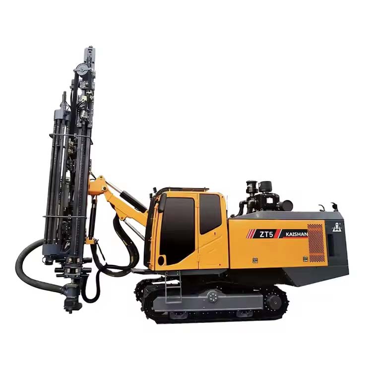 Integrated Crawler DTH Mining Drill Rig with Cab and Air compressor ZT5